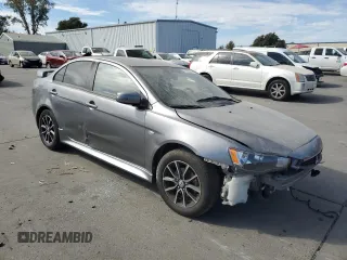 2017 Mitsubishi Lancer ES with VIN JA32U2FU6HU009193, listed as a Copart auction lot 74150094 with 52,872 mi miles and Salvage Title. Bid and sale history available at DreamBid. Image 4.