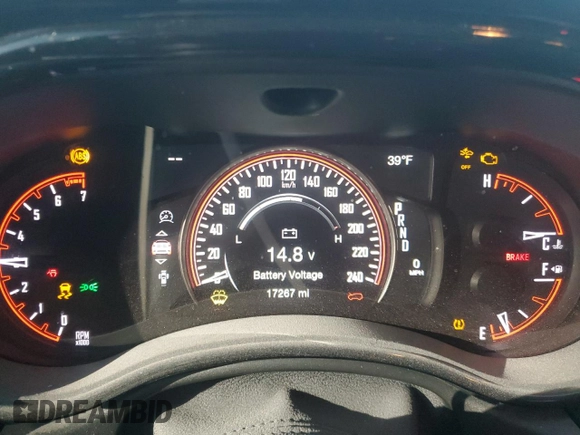 2023 Dodge Durango GT Plus with VIN 1C4RDHDG0PC599539, listed as a Copart auction lot 88904745 with 17,267 mi miles and Salvage title. Bid and sale history available at DreamBid. Image 9.