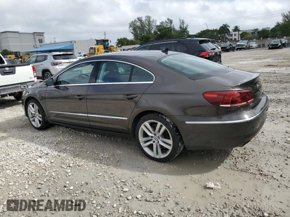 2013 Volkswagen CC Lux with VIN WVWRN7AN4DE526197, listed as a Copart auction lot 79539444 with 120,124 mi miles and Clean Title. Bid and sale history available at DreamBid. Image 2.