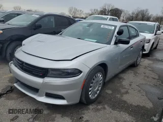 2017 Dodge Charger Police with VIN 2C3CDXKT1HH586270, listed as a Copart auction lot 46274275 with 100,956 mi miles and Salvage Title. Bid and sale history available at DreamBid. Image 1.