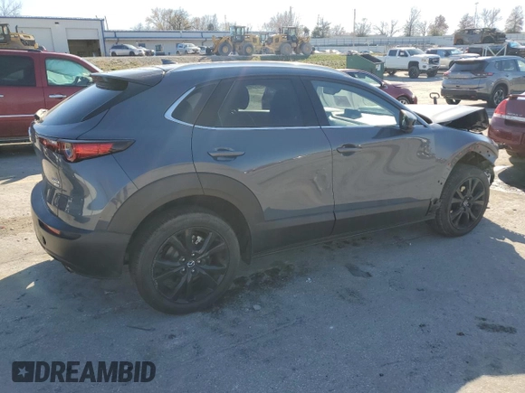 2021 Mazda CX-30 Premium with VIN 3MVDMBDY6MM300242, listed as a Copart auction lot 82195024 with 34,500 mi miles and Salvage Title. Bid and sale history available at carsss.com. Image 3.