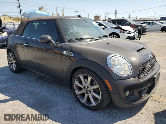 2013 MINI Convertible S with VIN WMWZP3C57DT551006, listed as a Copart auction lot 65291055 with 159,068 mi miles and Clean title. Bid and sale history available at DreamBid. Image 4.