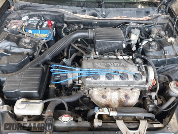 1998 Honda Civic DX with VIN 1HGEJ6127WL033124, listed as a IAAI auction lot 41635272 with 276,401 mi miles. Bid and sale history available at carsss.com. Image 10.