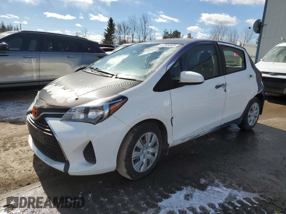 2015 Toyota Yaris L with VIN VNKKTUD38FA043409, listed as a Copart auction lot 47265045 with 157,866 mi miles and Clean Title. Bid and sale history available at DreamBid. Image 1.