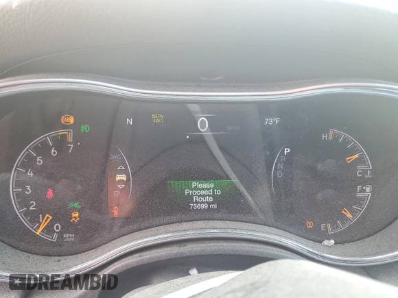2021 Jeep Grand Cherokee Limited z VIN 1C4RJFBG8MC590549, wystawiony jako Copart lot #50170745 z przebiegiem 73 699 mil mil oraz Czysty tytuł • Clean title. Historia ofert i sprzedaży dostępna na DreamBid. Obrazek 9.