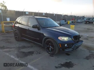 2009 BMW X5 30i with VIN 5UXFE43519L270858, listed as a IAAI auction lot 39868300 with 115,503 mi miles. Bid and sale history available at carsss.com. Image 1.