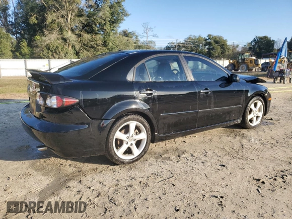 2007 Mazda 6 i Sport VE with VIN 1YVHP84C675M12612, listed as a Copart auction lot 87363974 with 169,934 mi miles and Salvage Title. Bid and sale history available at DreamBid. Image 3.