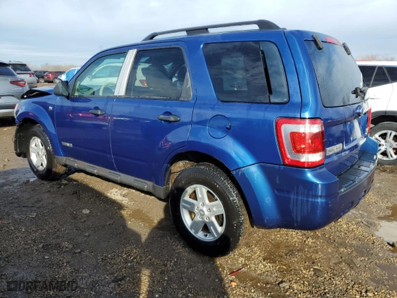2008 Ford Escape Hybrid with VIN 1FMCU59H08KA25676, listed as a Copart auction lot 46440955 with 91,537 mi miles and Salvage Title. Bid and sale history available at carsss.com. Image 2.