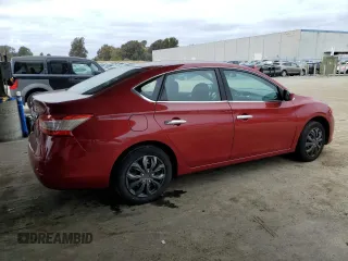 2014 Nissan Sentra SR with VIN 3N1AB7AP9EY240635, listed as a Copart auction lot 54378055 with 132,569 mi miles and Salvage Title. Bid and sale history available at DreamBid. Image 3.