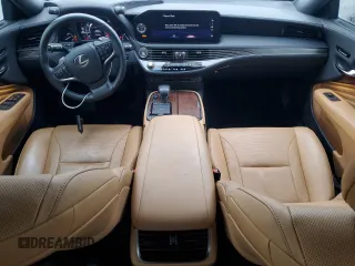 2022 Lexus LS with VIN JTHD51FF7N5015883, listed as a Copart auction lot 45516195 with 20,683 mi miles and Salvage Title. Bid and sale history available at carsss.com. Image 8.