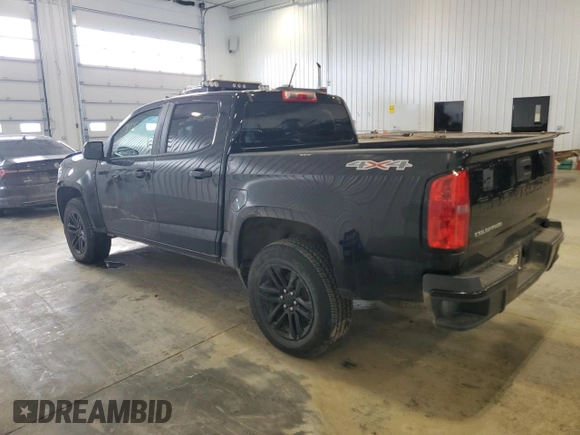 2022 Chevrolet Colorado 4WD LT with VIN 1GCGTCEN1N1276197, listed as a Copart auction lot 45855795 with 33,354 mi miles and Salvage title. Bid and sale history available at DreamBid. Image 2.