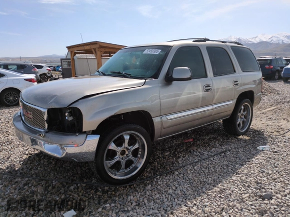 2003 GMC Yukon SLT with VIN 1GKEK13Z93R171513, listed as a Copart auction lot 52456385 with 0 mi miles and Salvage Title. Bid and sale history available at carsss.com. Image 1.
