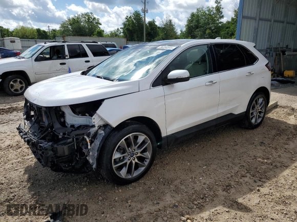 2015 Ford Edge Titanium z VIN 2FMPK3K85FBC05782, wystawiony jako Copart lot #56356595 z przebiegiem 165 202 mil mil oraz Szkoda całkowita • Salvage title. Historia ofert i sprzedaży dostępna na DreamBid. Obrazek 1.
