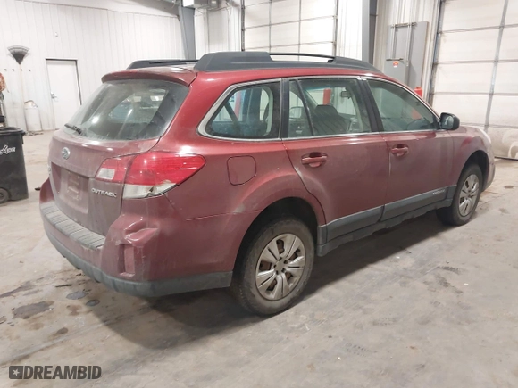 2013 Subaru Outback 2.5i with VIN 4S4BRCAC7D3312373, listed as a IAAI auction lot 41400746 with 222,458 mi miles. Bid and sale history available at carsss.com. Image 4.