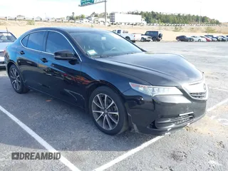 2016 Acura TLX V6 with VIN 19UUB2F38GA005123, listed as a IAAI auction lot 41369100 with 150,475 mi miles. Bid and sale history available at carsss.com. Image 1.