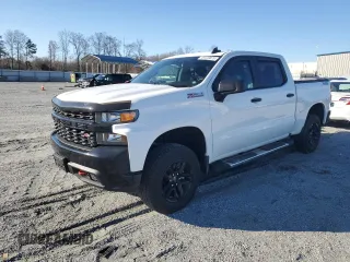 2019 Chevrolet Silverado 1500 Custom Trail Boss with VIN 3GCPYCEF6KG159934, listed as a Copart auction lot 49419875 with 47,762 mi miles and Salvage Title. Bid and sale history available at carsss.com. Image 1.