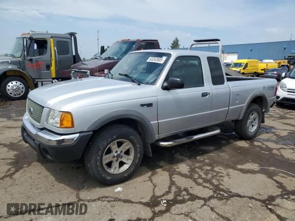 2002 Ford Ranger XL Fleet with VIN 1FTZR45E62TA31313, listed as a Copart auction lot 63262805 with 133,079 mi miles and Clean title. Bid and sale history available at DreamBid. Image 1.