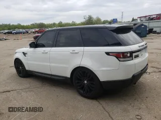 2016 Land Rover Range Rover Sport Dynamic with VIN SALWR2EFXGA108812, listed as a Copart auction lot 58449525 with 80,692 mi miles and Clean title. Bid and sale history available at DreamBid. Image 2.