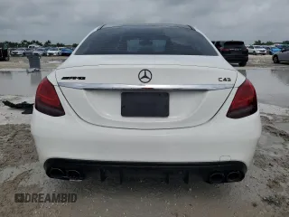 2019 Mercedes-Benz C 43 AMG with VIN 55SWF6EB9KU289078, listed as a Copart auction lot 61717885 with 64,168 mi miles and Salvage title. Bid and sale history available at DreamBid. Image 6.