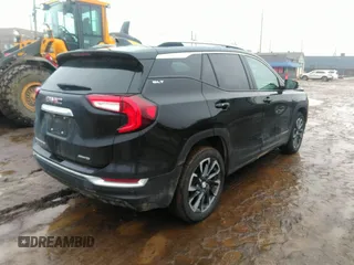 2023 GMC Terrain SLT with VIN 3GKALVEG5PL240709, listed as a IAAI auction lot 41496960 with 22,636 mi miles and . Bid and sale history available at carsss.com. Image 4.