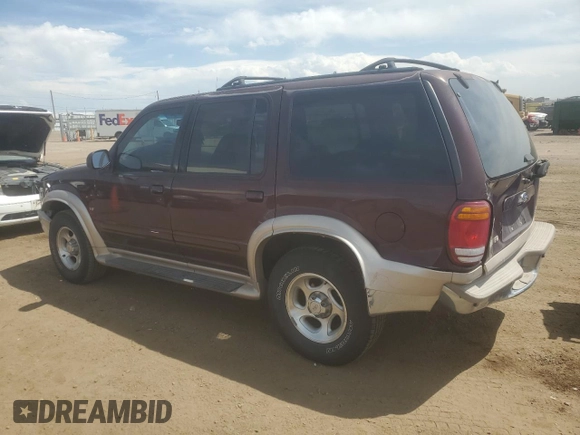 2000 Ford Explorer Eddie Bauer с VIN 1FMDU84P3YZA71207, выставлен на аукционе Copart как лот 58270915 с пробегом 188 096 миль миль и Списание • Salvage title. История ставок и продаж доступна на DreamBid. Изображение 2.