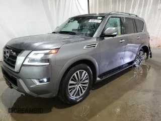 2023 Nissan Armada SL with VIN JN8AY2BC4P9181369, listed as a Copart auction lot 51618665 with 61,497 mi miles and Clean Title. Bid and sale history available at carsss.com. Image 1.