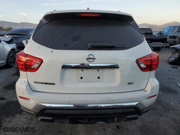 2017 Nissan Pathfinder SV with VIN 5N1DR2MNXHC686613, listed as a Copart auction lot 43831825 with 123,711 mi miles and Salvage Title. Bid and sale history available at carsss.com. Image 6.