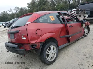 2000 Ford Focus ZX3 with VIN 3FAFP3139YR183514, listed as a Copart auction lot 46569125 with Not Provided miles and Salvage Title. Bid and sale history available at carsss.com. Image 3.