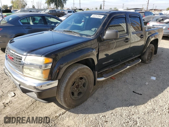 2005 GMC Canyon 1SF SLE Z71 with VIN 1GTDT136X58194608, listed as a Copart auction lot 83257094 with 260,923 mi miles and Salvage Title. Bid and sale history available at carsss.com. Image 1.