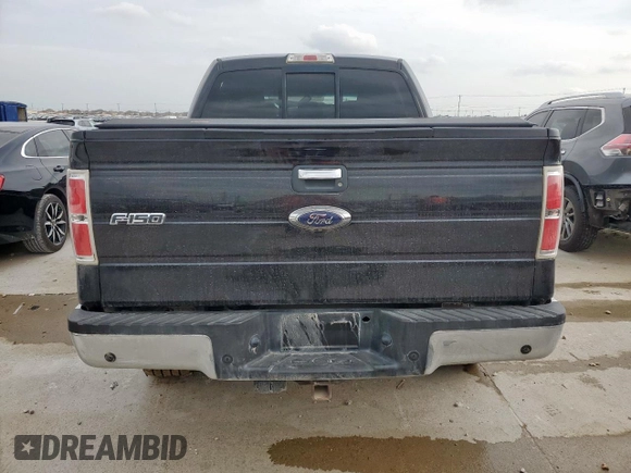 2014 Ford F-150 XL with VIN 1FTFW1ET3EKE64106, listed as a Copart auction lot 54789065 with 126,386 mi miles and Salvage title. Bid and sale history available at DreamBid. Image 6.