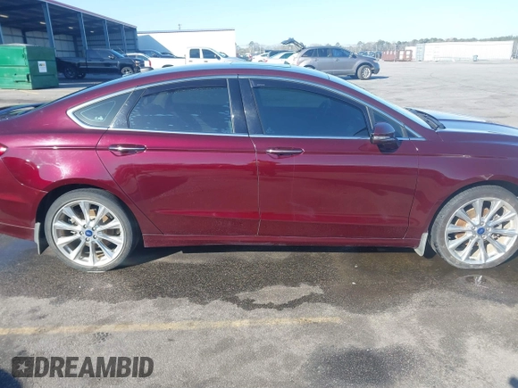 2017 Ford Fusion Titanium with VIN 3FA6P0K96HR137401, listed as a IAAI auction lot 41762567 with 95,958 mi miles. Bid and sale history available at carsss.com. Image 13.