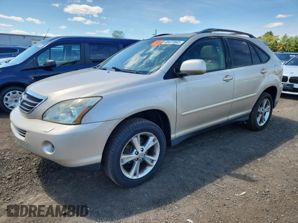 2006 Lexus RX 400h with VIN JTJHW31U160032465, listed as a Copart auction lot 65477845 with 213,371 mi miles and Clean title. Bid and sale history available at DreamBid. Image 1.