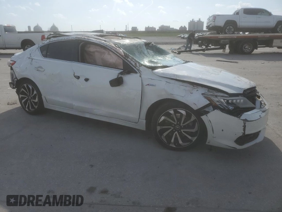 2018 Acura ILX Premium with VIN 19UDE2F8XJA004887, listed as a Copart auction lot 44976425 with Not provided miles and Salvage title. Bid and sale history available at DreamBid. Image 4.