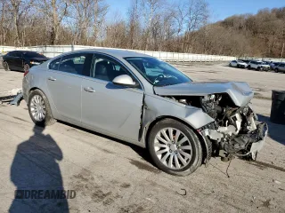 2011 Buick Regal CXL RL1 with VIN W04GN5EC5B1066860, listed as a Copart auction lot 85135974 with 128,587 mi miles and Salvage Title. Bid and sale history available at carsss.com. Image 4.