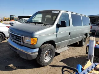 2006 Ford Econoline Passenger XL with VIN 1FBNE31L66DB41517, listed as a Copart auction lot 47484935 with 237,298 mi miles and Clean Title. Bid and sale history available at carsss.com. Image 1.