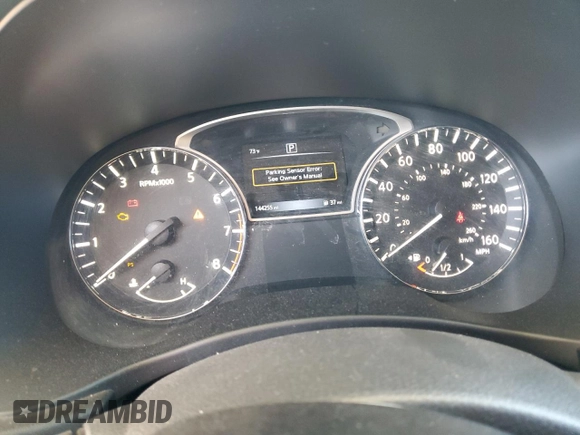 2016 Nissan Pathfinder Platinum with VIN 5N1AR2MN0GC629225, listed as a Copart auction lot 80952774 with 144,255 mi miles and Salvage Title. Bid and sale history available at carsss.com. Image 9.