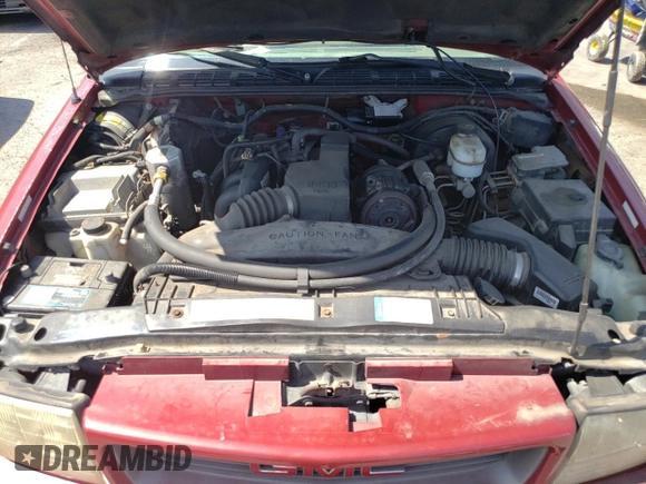 2000 GMC Sonoma SLS w/1SE Pkg with VIN 1GTCS1459Y8254855, listed as a Copart auction lot 70760544 with 0 mi miles and Non Repairable. Bid and sale history available at carsss.com. Image 11.
