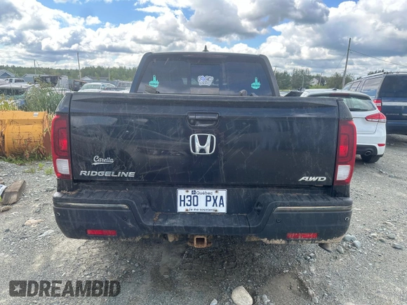 2019 Honda Ridgeline Black Edition with VIN 5FPYK3F81KB500210, listed as a Copart auction lot 67322304 with Not provided miles and Salvage title. Bid and sale history available at DreamBid. Image 6.