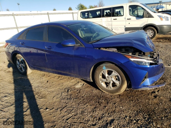 2022 Hyundai Elantra SE with VIN KMHLL4AG8NU333887, listed as a Copart auction lot 80339054 with 31,881 mi miles and Salvage Title. Bid and sale history available at carsss.com. Image 4.