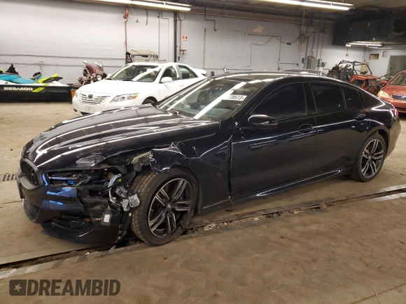 2023 BMW 8 Series M850i z VIN WBAGV8C02PCK62070, wystawiony jako Copart lot #77808573 z przebiegiem 8 276 mil mil oraz Szkoda całkowita • Salvage title. Historia ofert i sprzedaży dostępna na DreamBid. Obrazek 1.