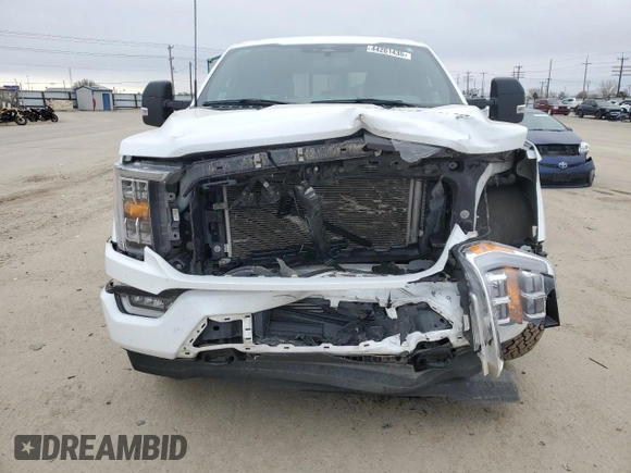 2023 Ford F-150 XL with VIN 1FTFW1E80PFB21597, listed as a Copart auction lot 44261435 with 55,566 mi miles and Salvage Title. Bid and sale history available at carsss.com. Image 5.