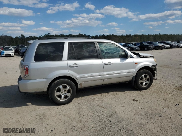 2006 Honda Pilot EX-L with RES with VIN 5FNYF28696B024099, listed as a Copart auction lot 50570925 with 0 mi miles and Salvage Title. Bid and sale history available at carsss.com. Image 3.