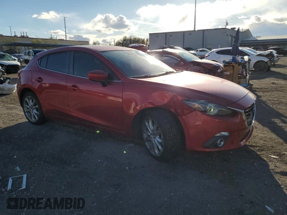 2014 Mazda 3 S Touring with VIN JM1BM1L39E1142695, listed as a Copart auction lot 47979615 with 71,073 mi miles and Salvage Title. Bid and sale history available at DreamBid. Image 4.
