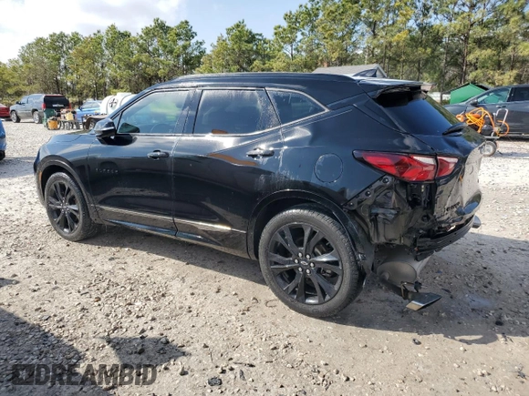 2019 Chevrolet Blazer RS z VIN 3GNKBERS3KS610417, wystawiony jako Copart lot #43074495 z przebiegiem 59 986 mil mil oraz Czysty tytuł • Clean title. Historia ofert i sprzedaży dostępna na DreamBid. Obrazek 2.