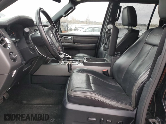 2016 Ford Expedition Max Platinum with VIN 1FMJK1MT2GEF36451, listed as a Copart auction lot 50147645 with 112,553 mi miles and Salvage title. Bid and sale history available at DreamBid. Image 7.