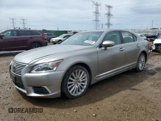 2017 Lexus LS 460 z VIN JTHCL5EF2H5029088, wystawiony jako Copart lot #53585065 z przebiegiem 100 721 mil mil oraz Szkoda całkowita • Salvage title. Historia ofert i sprzedaży dostępna na DreamBid. Obrazek 1.