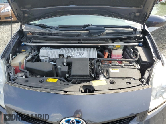 2014 Toyota Prius Four with VIN JTDKN3DU6E1743871, listed as a Copart auction lot 55454155 with 96,283 mi miles and Salvage Title. Bid and sale history available at DreamBid. Image 11.
