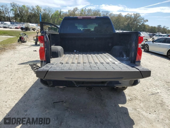 2023 Chevrolet Silverado 1500 RST with VIN 2GCUDEED3P1102891, listed as a Copart auction lot 47861045 with 50,034 mi miles and Salvage Title. Bid and sale history available at DreamBid. Image 6.