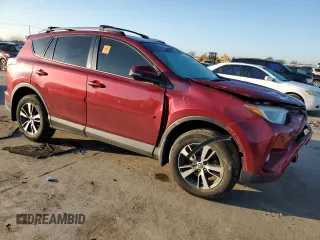 2018 Toyota RAV4 XLE with VIN 2T3WFREV4JW430404, listed as a Copart auction lot 85532074 with 118,932 mi miles and Salvage Title. Bid and sale history available at DreamBid. Image 4.