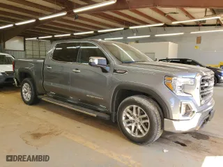 2022 GMC Sierra 1500 Limited SLT with VIN 1GTU9DET8NZ192191, listed as a Copart auction lot 46782145 with 0 mi miles and Salvage Title. Bid and sale history available at carsss.com. Image 4.